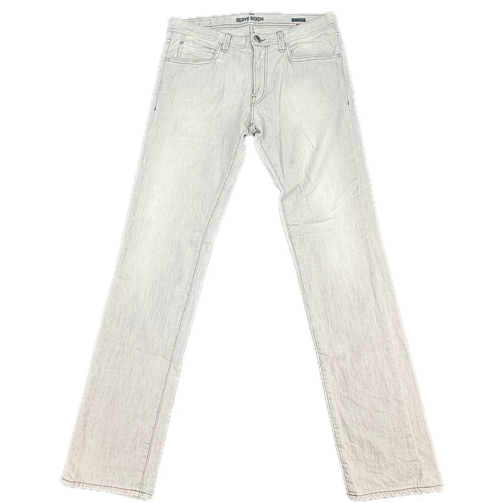Agave Denim Pragmatist Jeans Mens 33 Gray Classic Straight‎ Oceanside Flex Stone